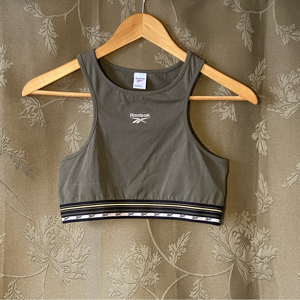 Reebok Women's Olive Crop Top